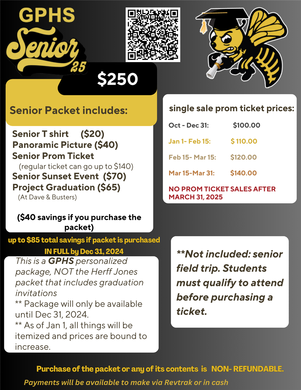  2024 Senior Package Information